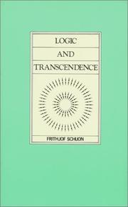 Logique et transcendance by Frithjof Schuon