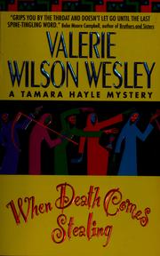 Cover of: When death comes stealing by Valerie Wilson Wesley