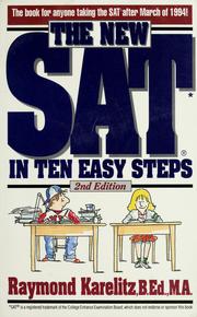Cover of: The new SAT in ten easy steps