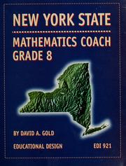 Cover of: New York State mathematics coach, grade 8