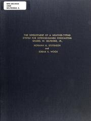 Cover of: The development of a weather-typing system for extended-range forecasting by Samuel W. Selfridge