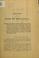 Cover of: Reply of John H. Mitchell to the speech of Honorable Joseph Simon, United States senator, made in the Senate of the United States, March 6, 1900 ...