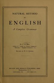 Cover of: Natural method in English by Goodloe Harper Bell