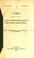 Cover of: A bill to amend an act entitled An act to incorporate the Atlantic and North Carolina Railroad Company, and the "North Carolina and Western Rail Road Company."