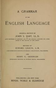 Cover of: A grammar of the English language