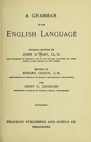 Cover of: A grammar of the English language