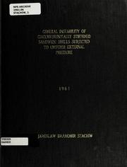 Cover of: General instability of circumferentially stiffened sandwich shells subjected to uniform external pressure
