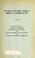 Cover of: The causes of the railway accident at Salisbury, N.C., November 24, 1915