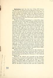 Cover of: The Atlantic and North Carolina Railroad Company to the Equitable Trust Company of New York, trustee by Atlantic and North Carolina Railroad Company, Atlantic and North Carolina Railroad Company