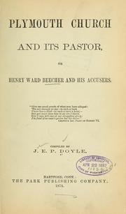 Plymouth Church and its pastor by J. E. P. Doyle