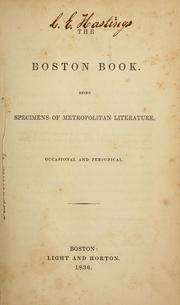 Cover of: The Boston book by 