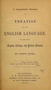 Cover of: A comprehensive grammar