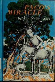 Cover of: Paco's miracle. by Ann Nolan Clark