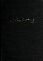 Cover of: The papers of Joseph Henry by Joseph Henry