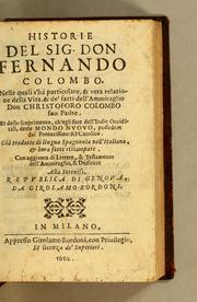 Historie del Sig. don Fernando Colombo by Fernando Colón