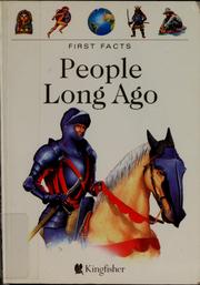 Cover of: People long ago.