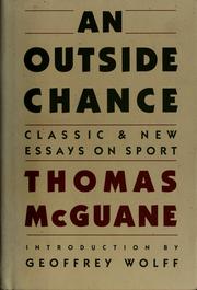 Cover of: An outside chance by Thomas McGuane
