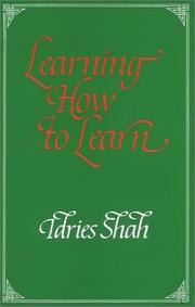 Cover of: Learning how to learn by Idries Shah