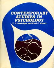 Cover of: Contemporary studies in psychology by F. J. McGuigan