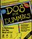 Cover of: DOS for dummies