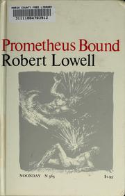 Cover of: Prometheus bound by Robert Lowell
