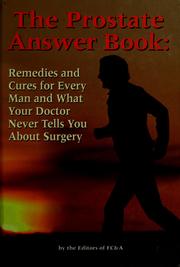 The prostate answer book