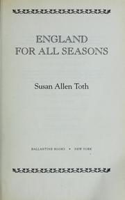 Cover of: England for all seasons