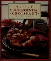 Cover of: The quintessential croissant