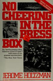 Cover of: No cheering in the press box