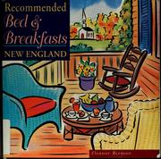 Cover of: Recommended bed & breakfasts: New England