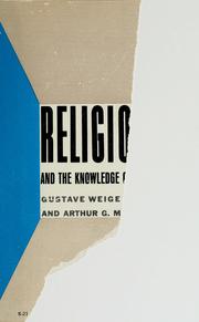 Cover of: Religion and the knowledge of God
