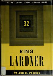 Ring Lardner by Walton R. Patrick