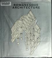 Cover of: Romanesque architecture. by Hans Erich Kubach