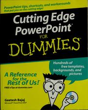Cover of: Cutting edge PowerPoint for Dummies