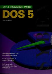 Cover of: Up & running with DOS 5