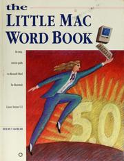 Cover of: The little Mac word book