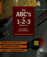 Cover of: The ABC's of 1-2-3 by Chris Gilbert