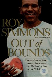 Cover of: Out of bounds: coming out of sexual abuse, addiction, and my life of lies in the NFL closet