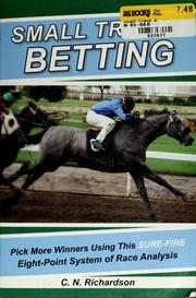 Cover of: Small track betting by C. N. Richardson