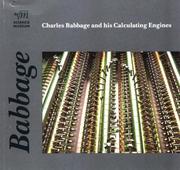 Cover of: Charles Babbage and His Calculating Engines by Doron Swade