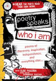 Cover of: Poetry speaks who I am