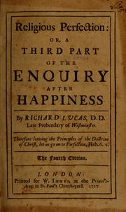Cover of: An enquiry after happiness: in three parts