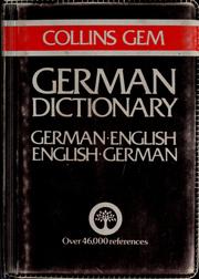 Cover of: German-English Dictionary by J. M. Clark