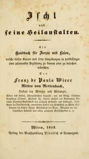 Ischl und seine Heilanstalten by Franz Wirer von Rettenbach