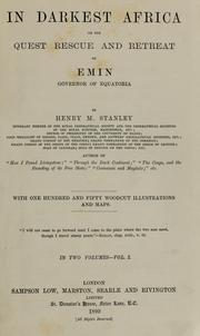 Cover of: In darkest Africa by Henry M. Stanley