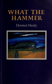 Cover of: What the hammer by Dermot Healy