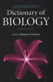 Cover of: Henderson's dictionary of biology
