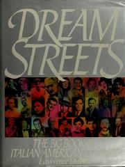 Cover of: Dream Streets: The Big Book of Italian American Culture