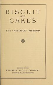 Cover of: Biscuit and cakes