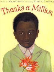 Cover of: Thanks a million: poems